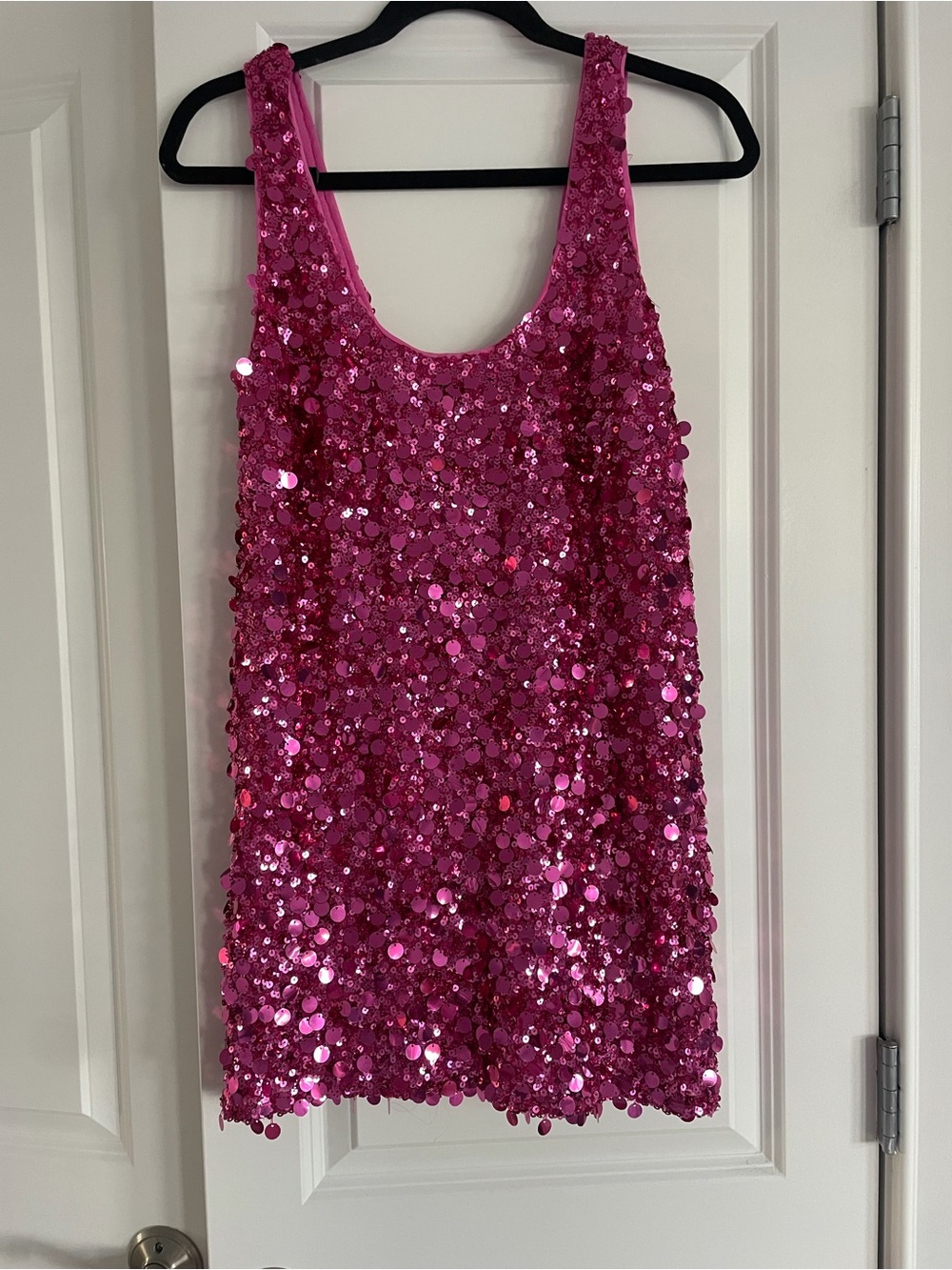 Show Me Your MuMu Hot Pink Sequin Mini Dress